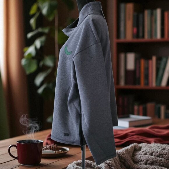 NWT OGIO (XL) All Season Transition Pullover Long Sleeve Mock Neck Gray - Picture 2 of 6